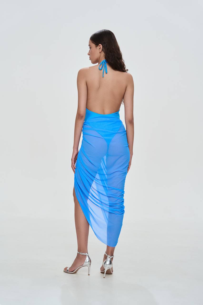 Blue Pareo Skirt