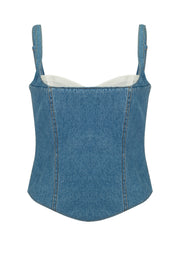 Denim Corset Top