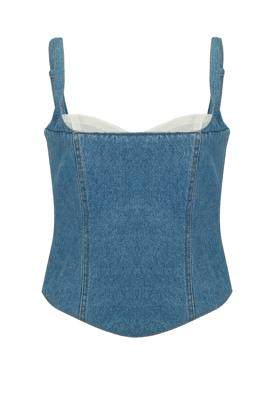 Denim Corset Top