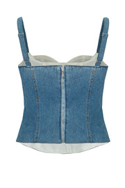 Denim Corset Top