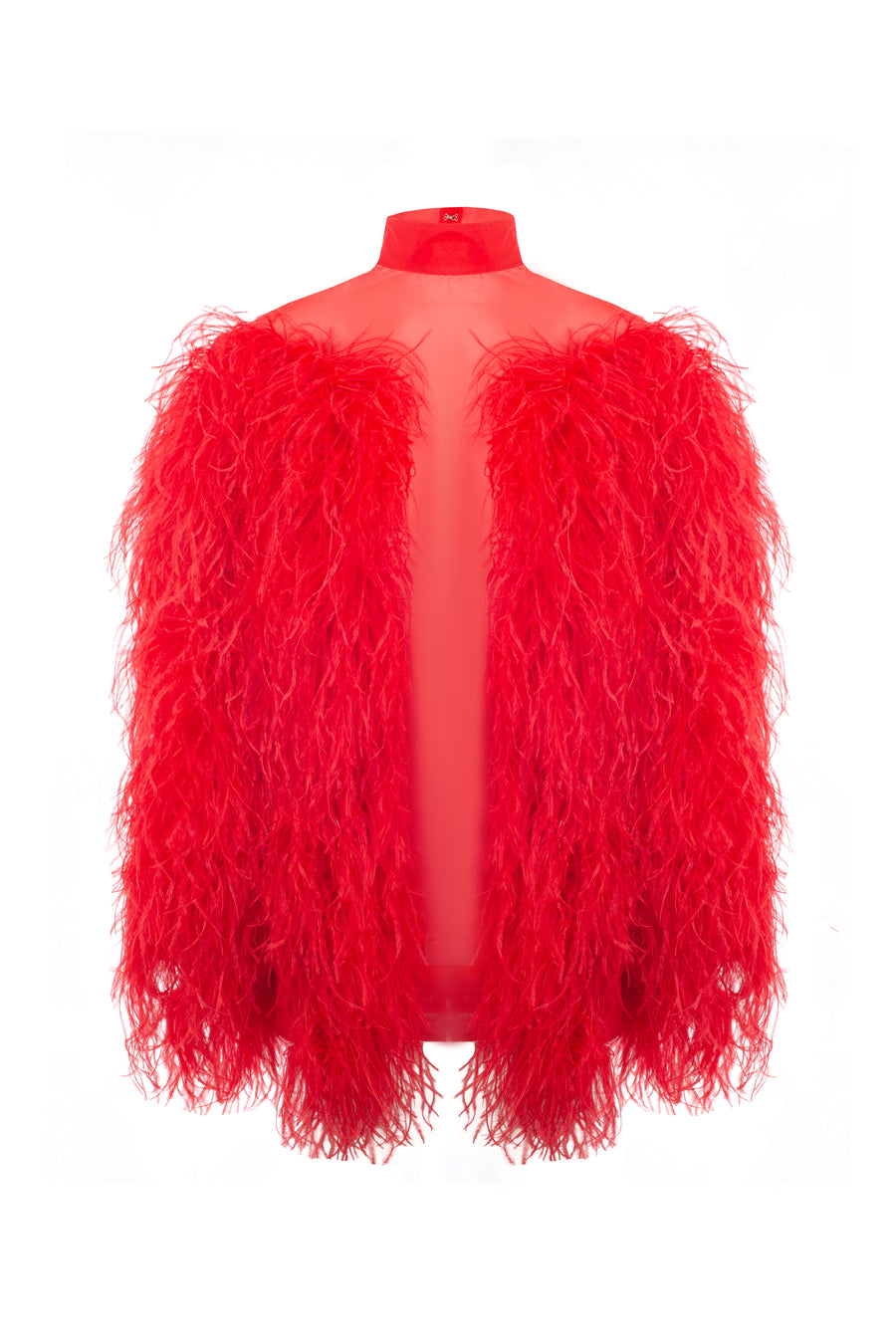red mini dress with feathers Topshop faux feather mini dress in red