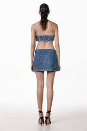 Denim Mini Skirt