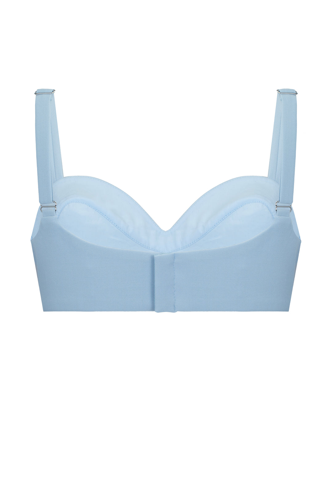Bra with silhouette lines