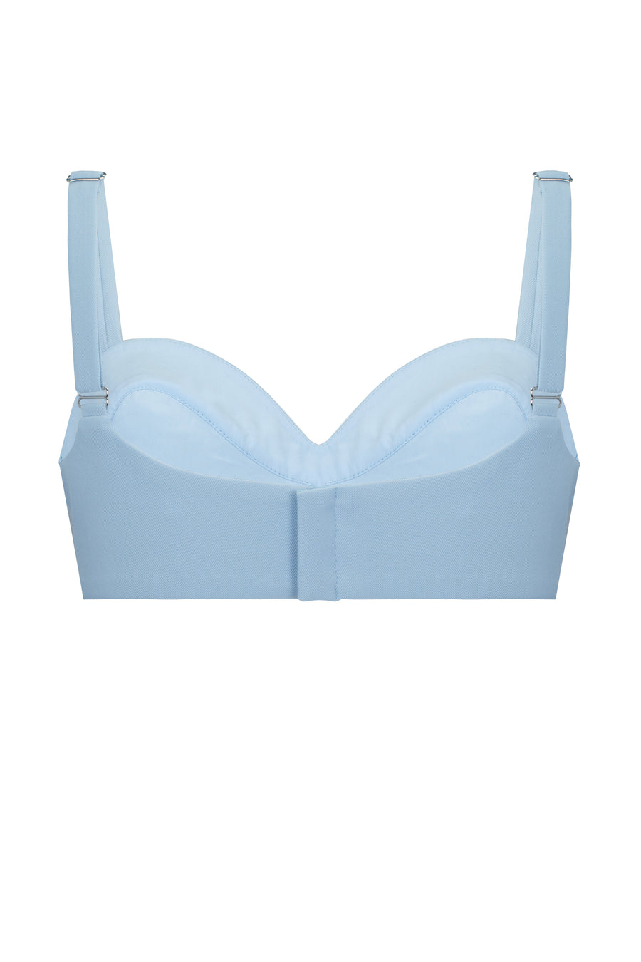 Bra with silhouette lines