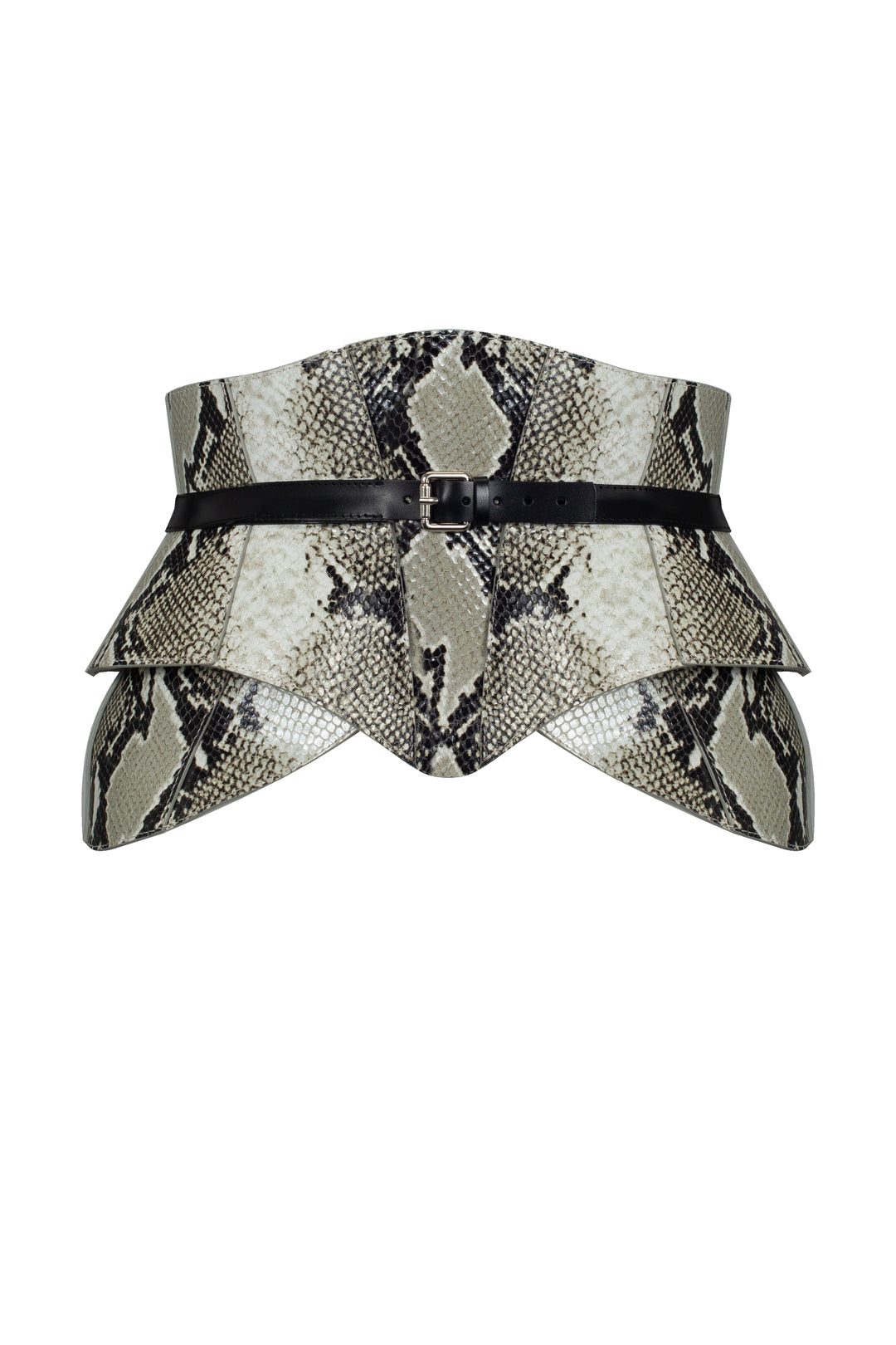 Snake leather basque