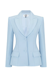 Jacket with silhouette lines