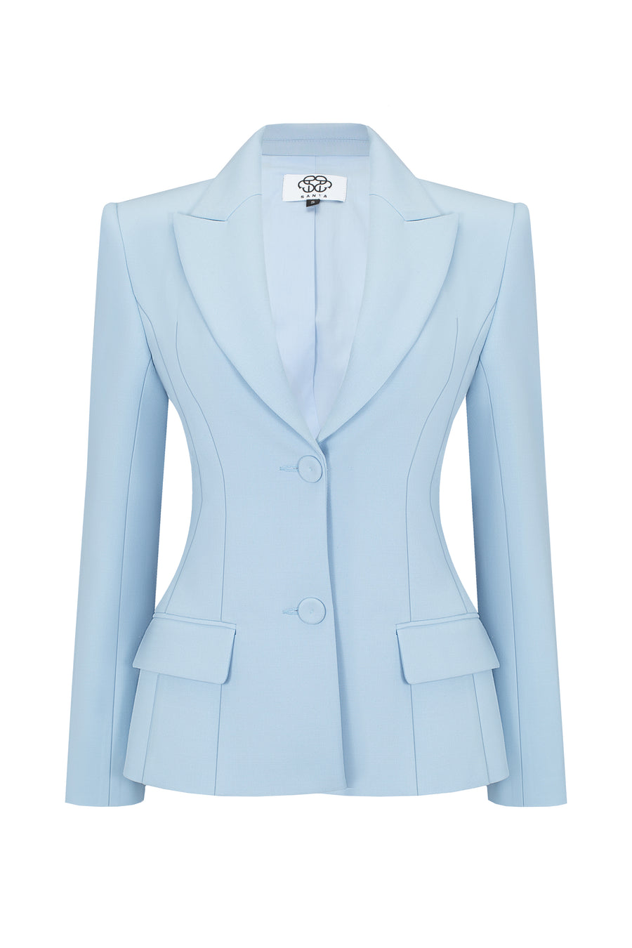 Jacket with silhouette lines