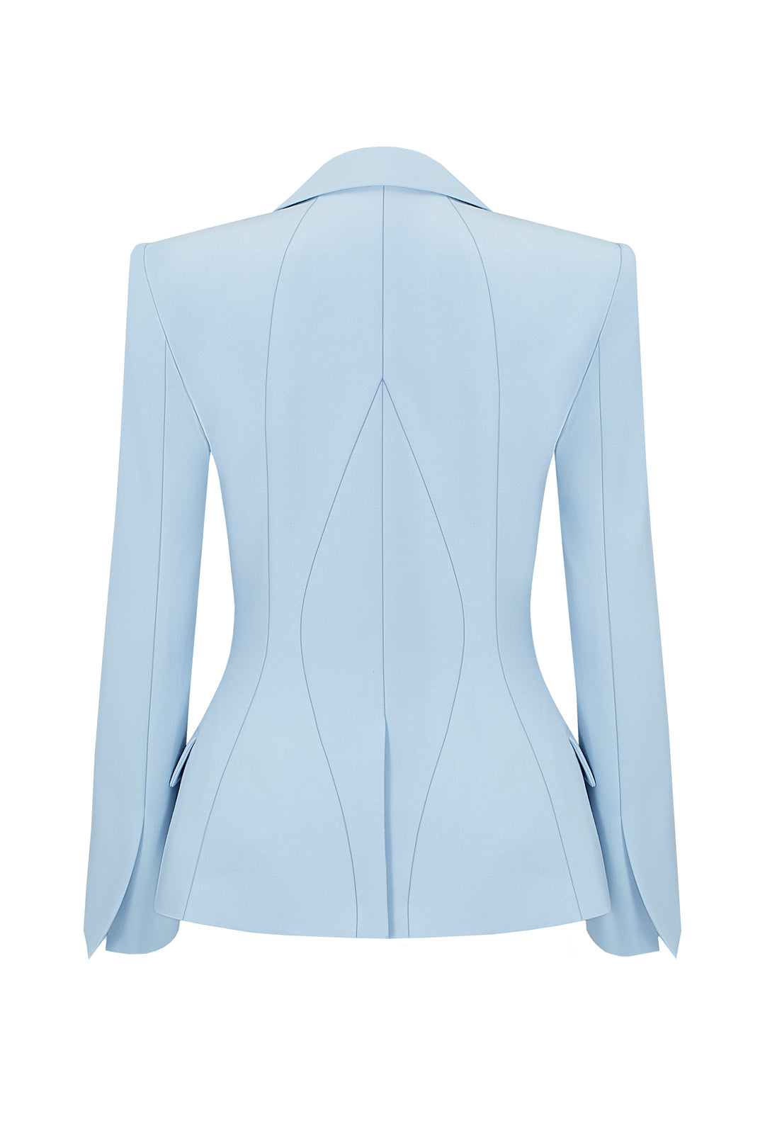 Jacket with silhouette lines