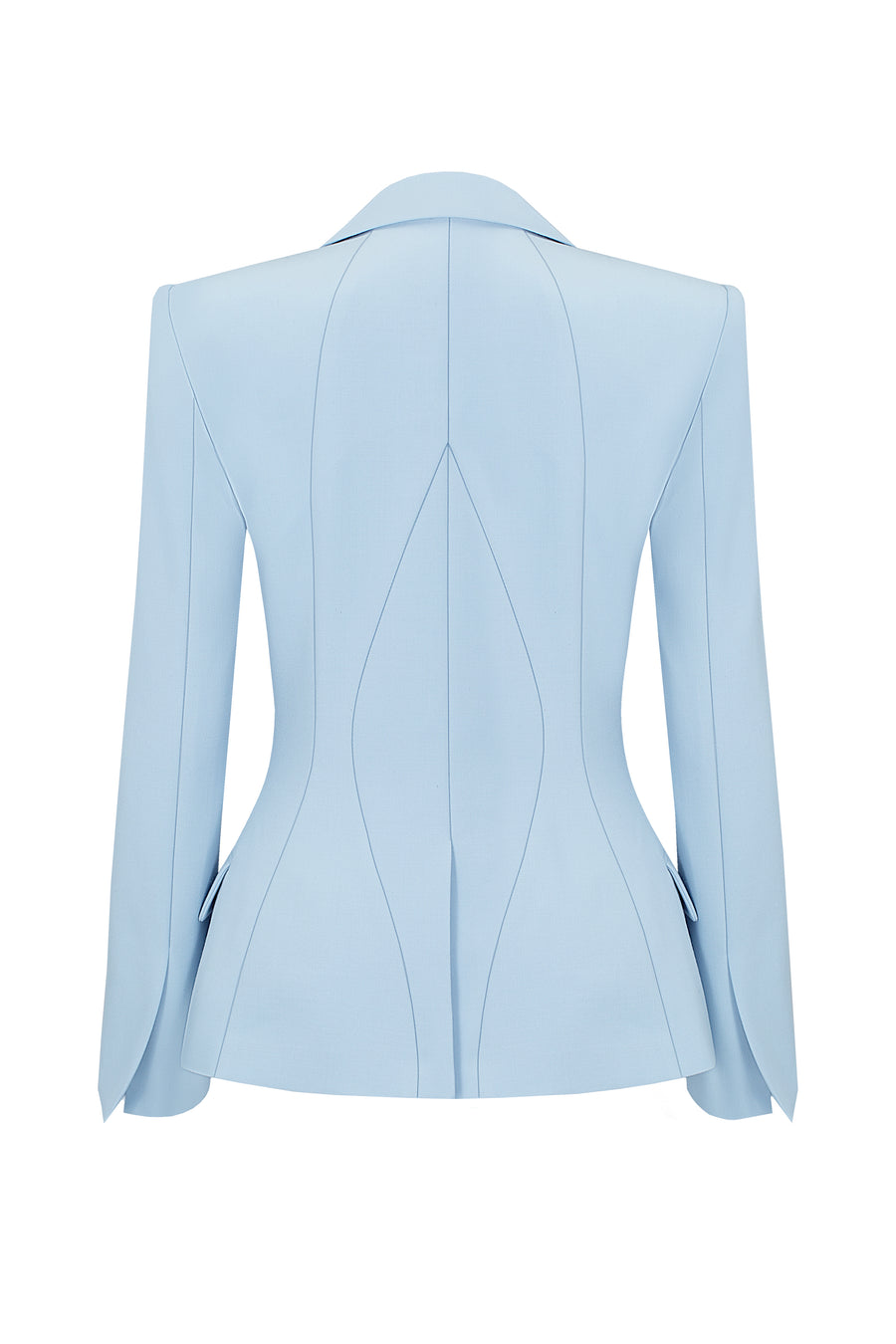 Jacket with silhouette lines