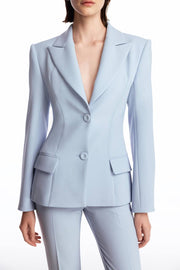 Jacket with silhouette lines