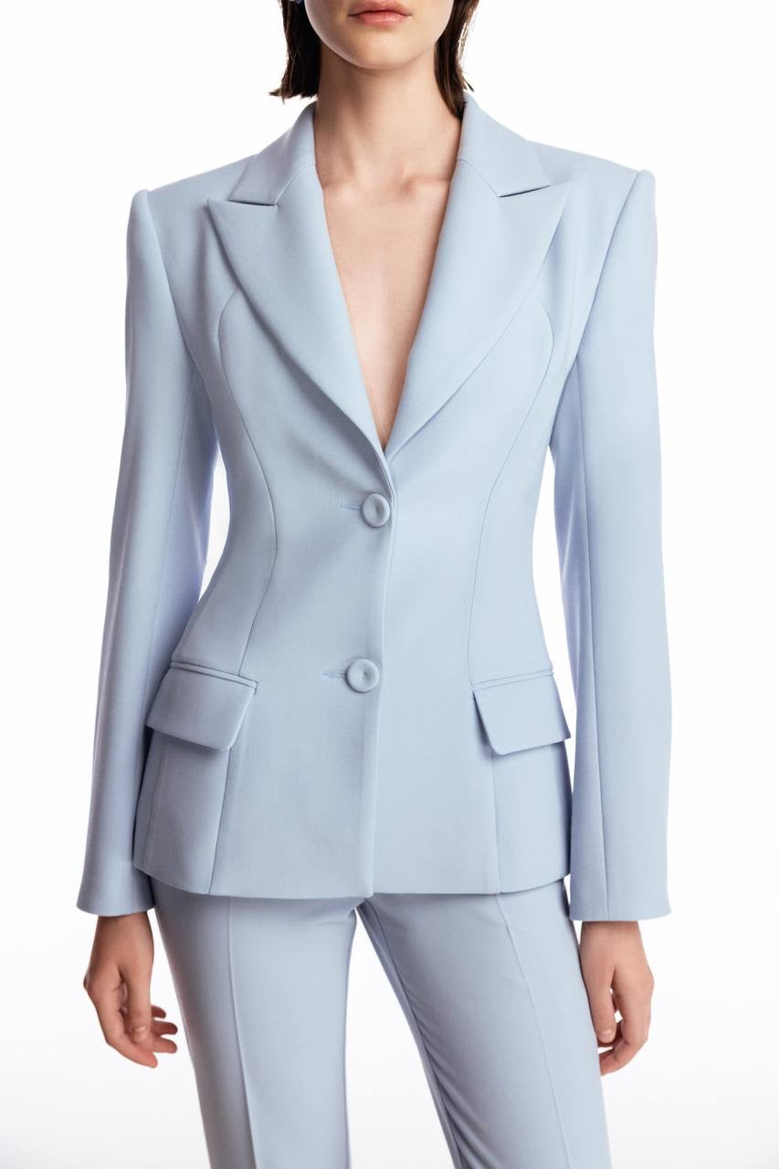 Jacket with silhouette lines