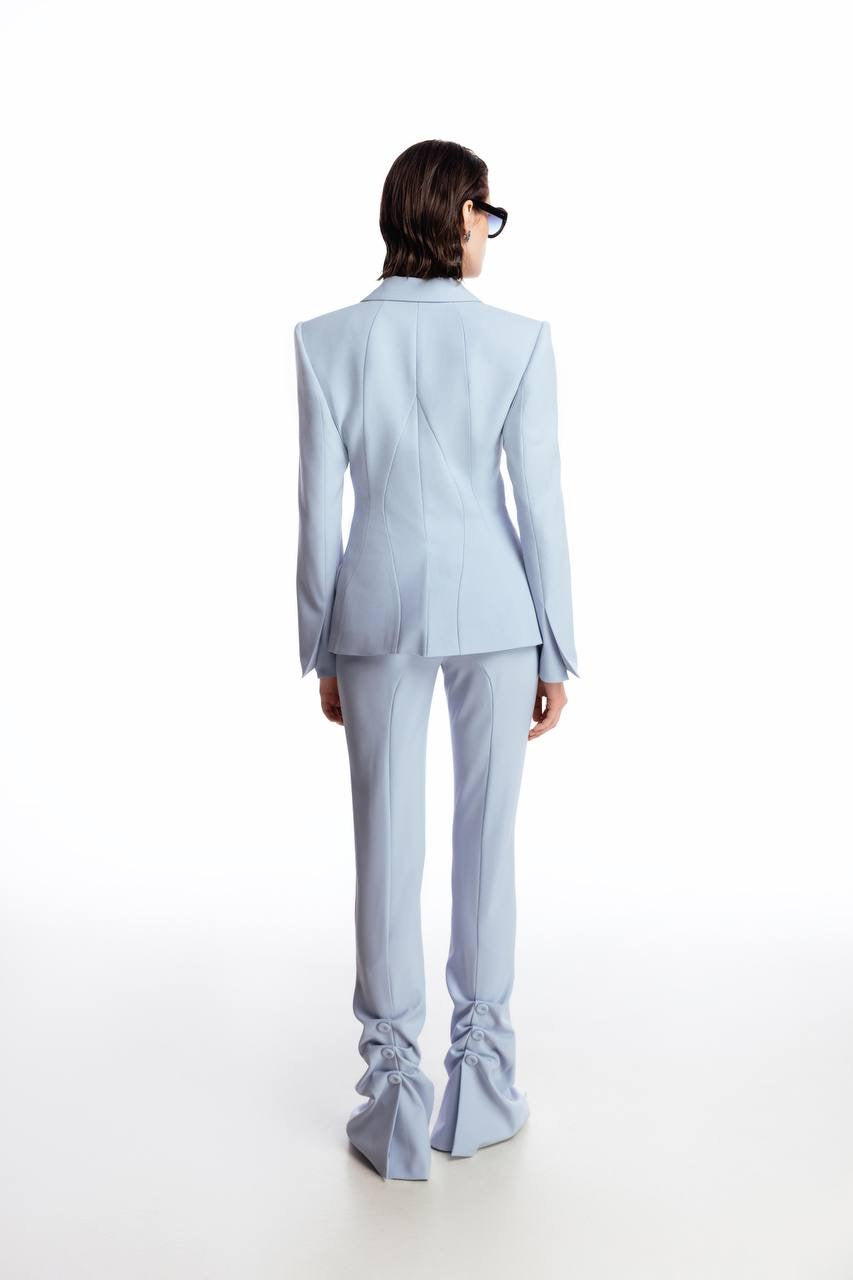 Jacket with silhouette lines