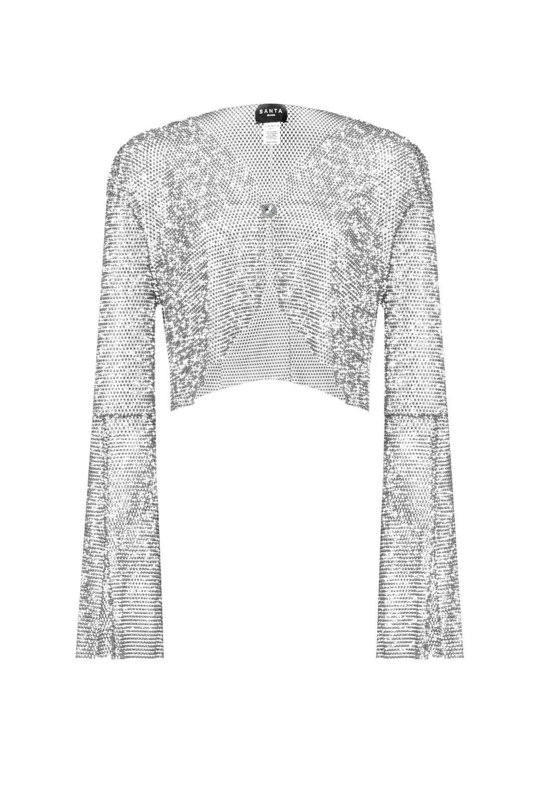 Sparkle Silver Flared Top