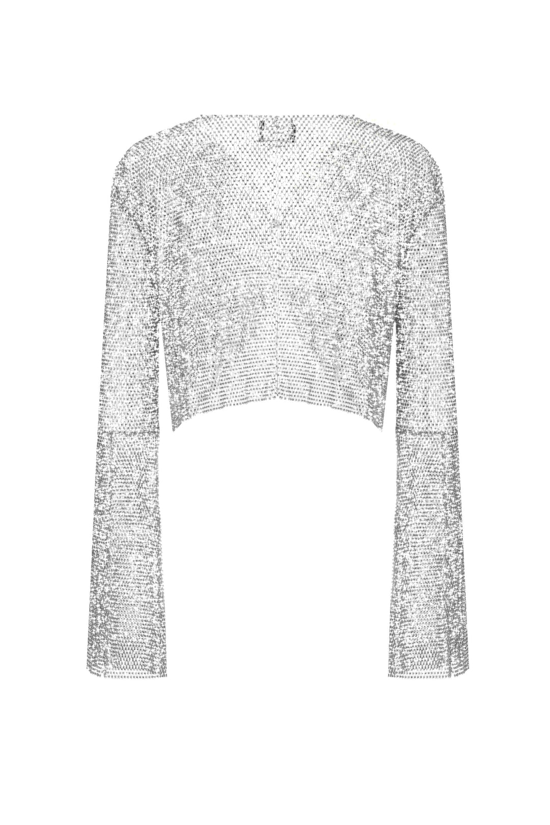 Sparkle Silver Flared Top