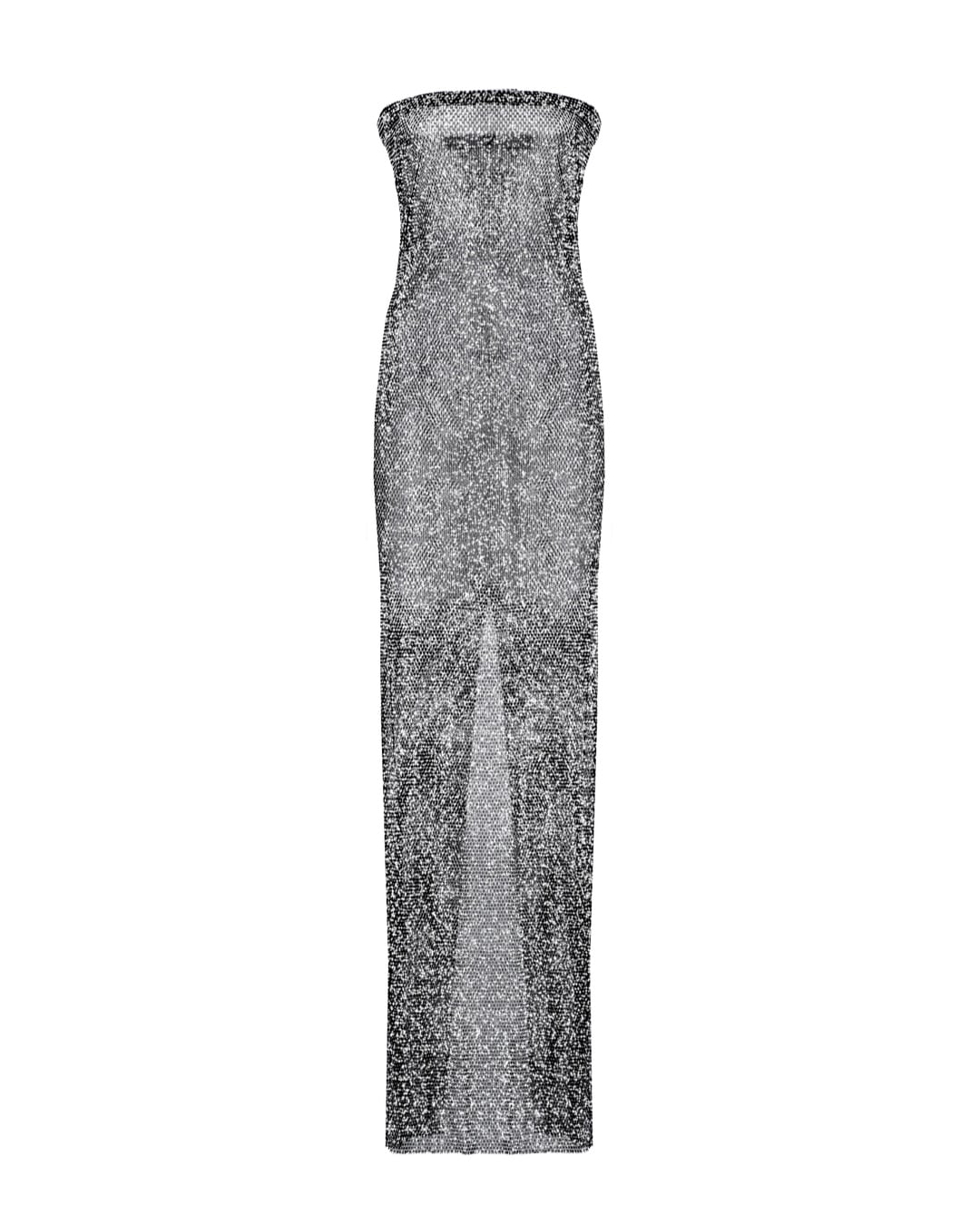 Sparkle Maxi Dress with Open Shoulders