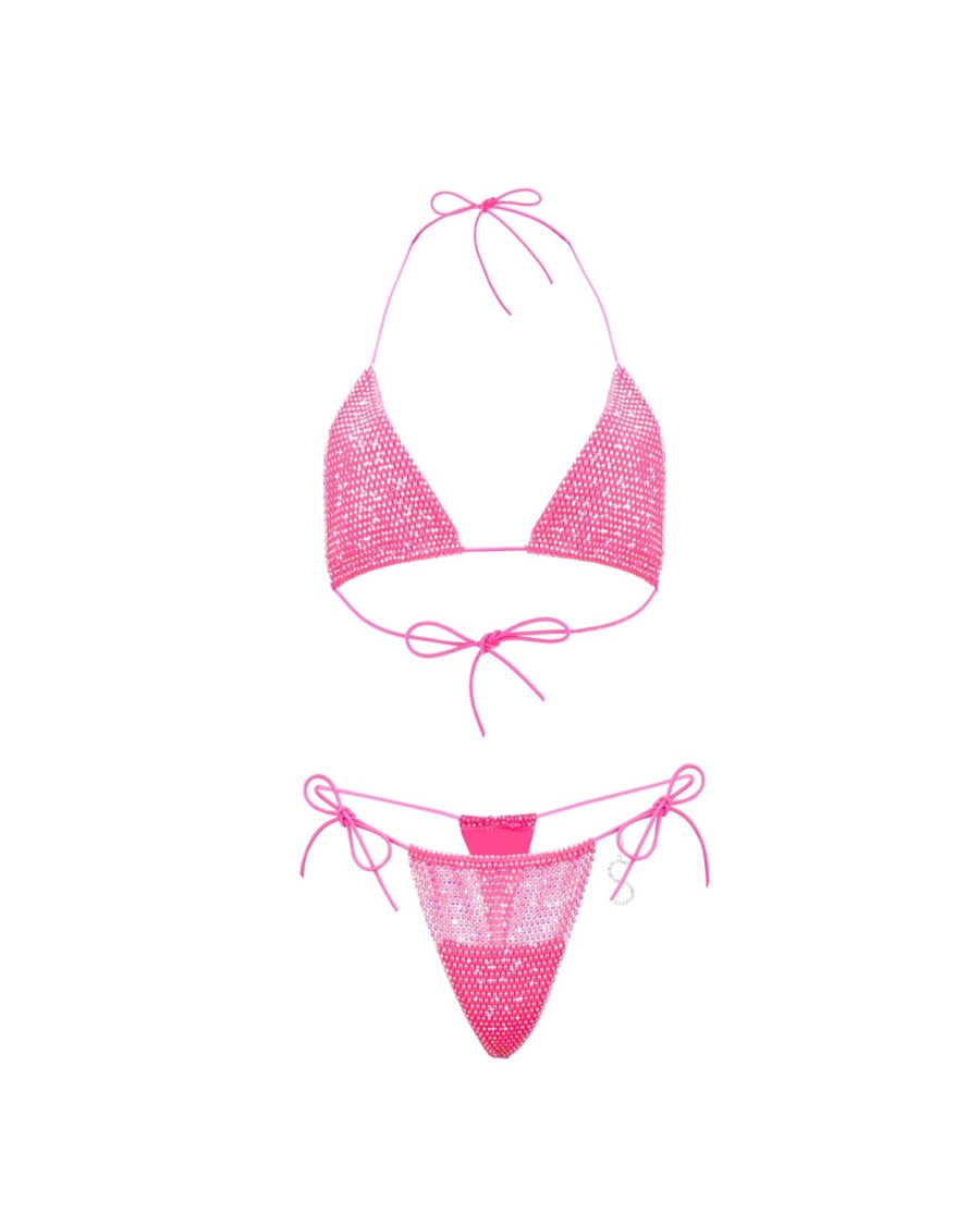 Barbie Pink Triangle Orchid Bikini