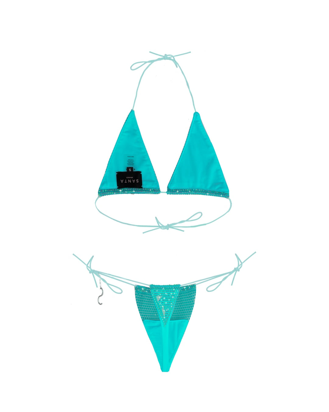 Mint Triangle Orchid Bikini