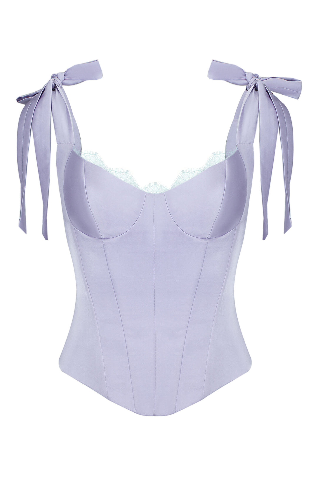 Corset w/Ties Lilac