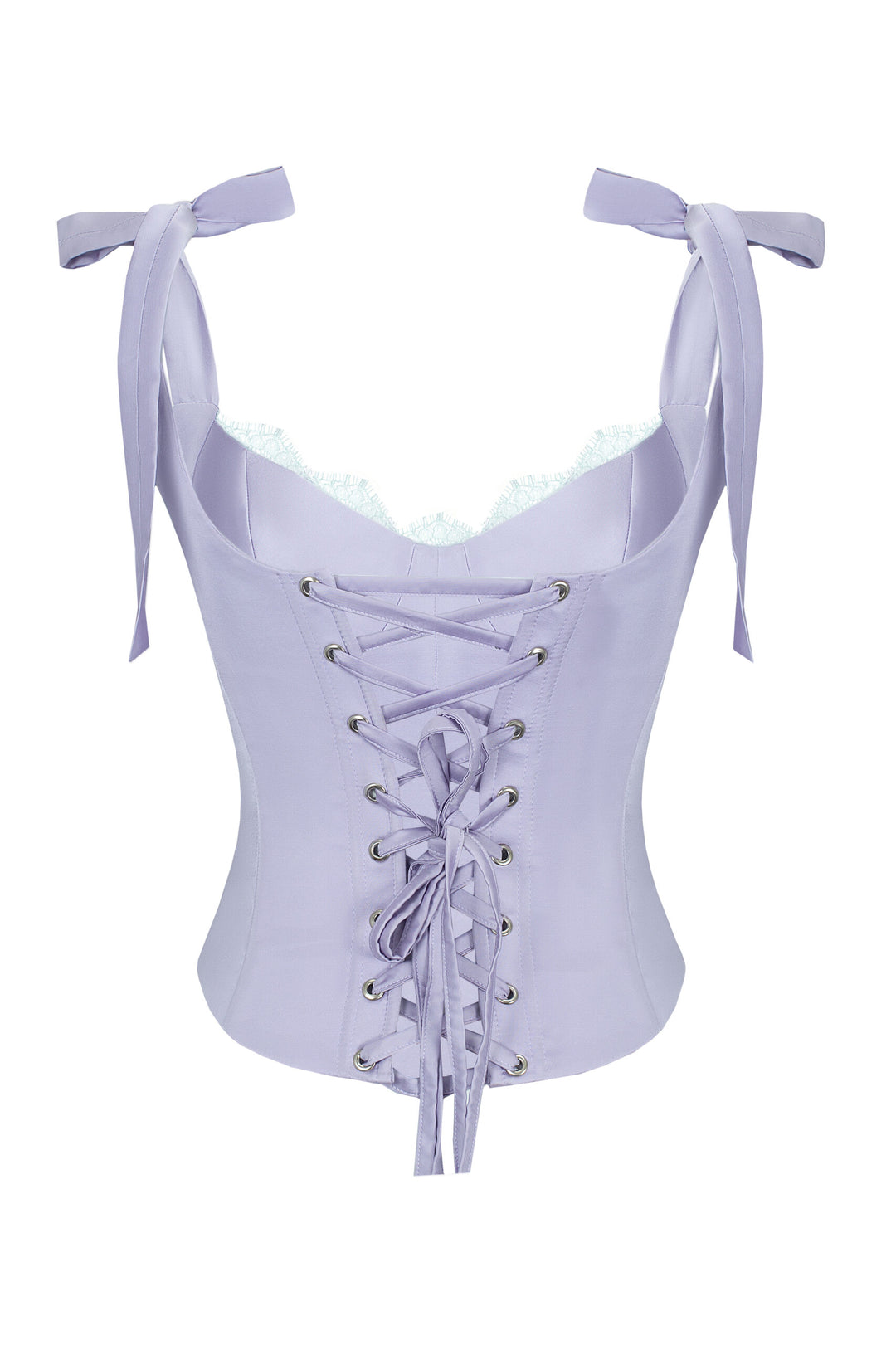 Corset w/Ties Lilac