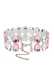 Crystal Choker Mix Pink&Clear