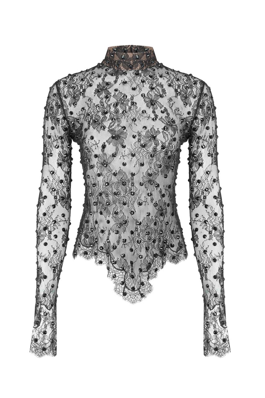 Diamante turtleneck