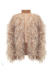 Mini feather dress