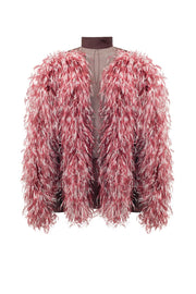 Mini feather dress