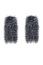 Long feather mittens