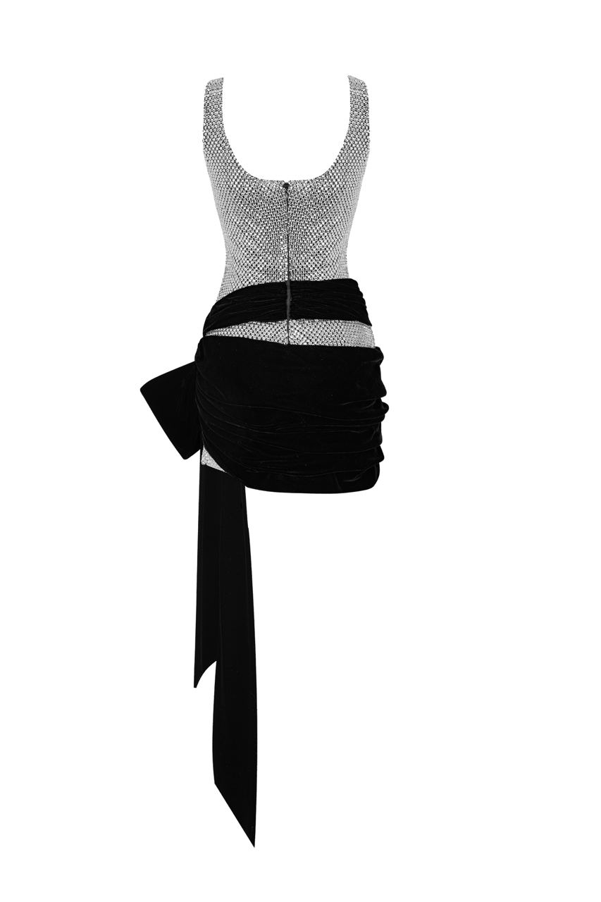 Diamante corset dress