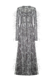 Corset maxi dress
