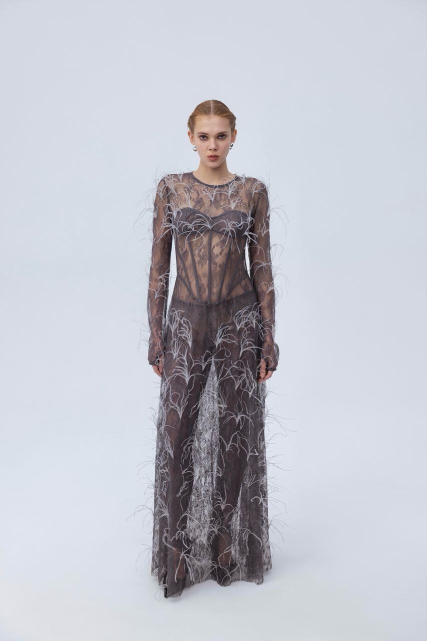 Corset maxi dress