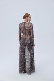 Corset maxi dress
