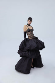 Pouffe maxi skirt