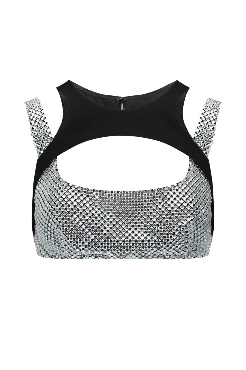 Diamante bustier top