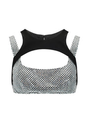 Diamante bustier top