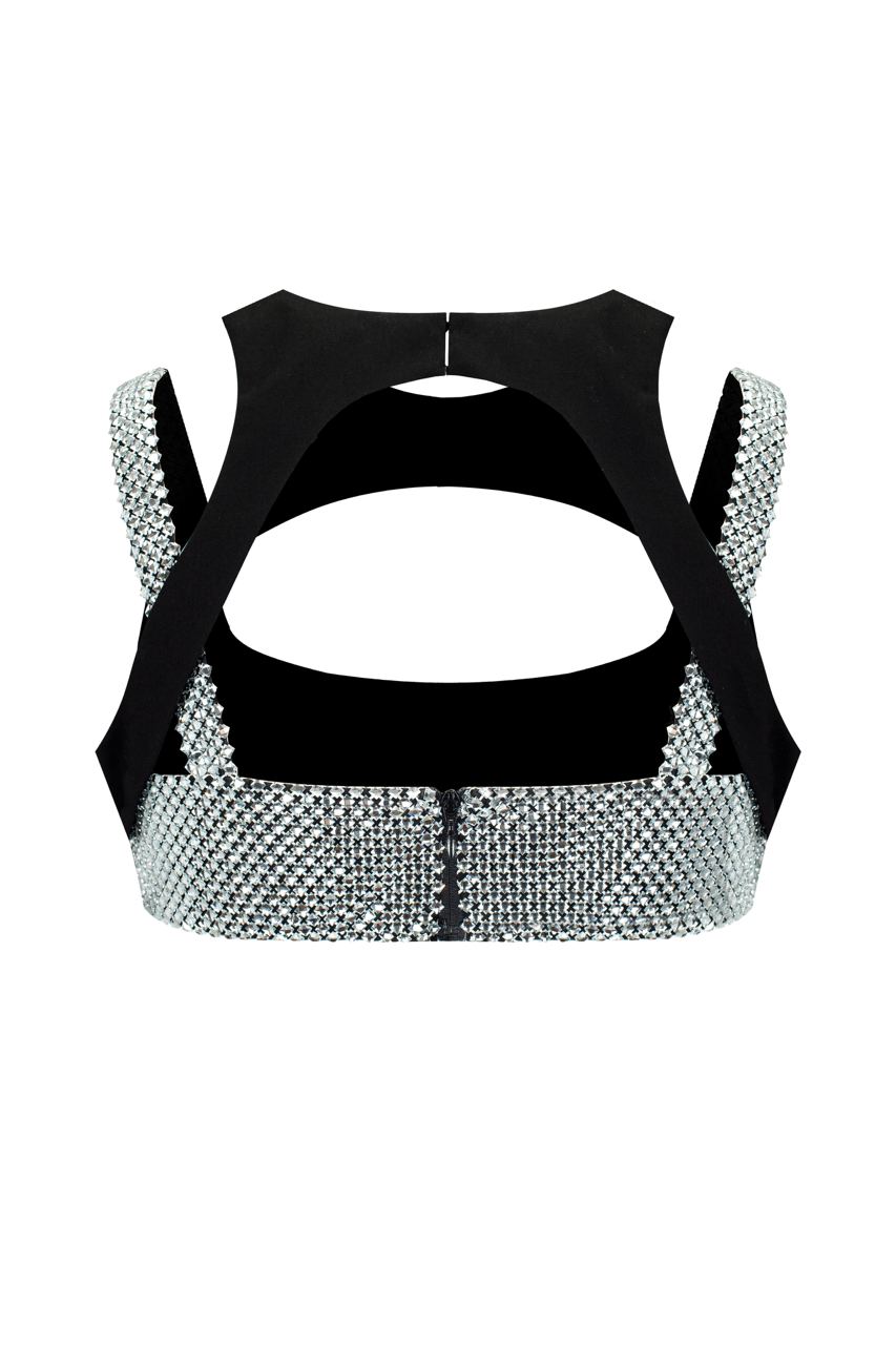 Diamante bustier top