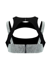 Diamante bustier top