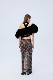 Diamante long skirt