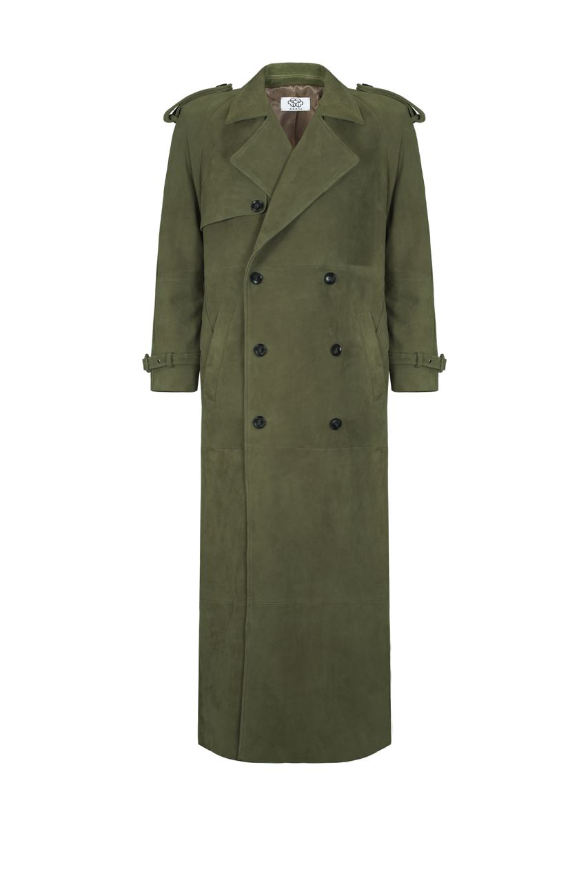 Suede coat
