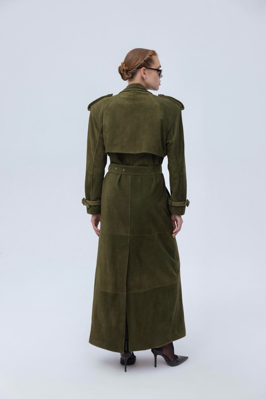 Suede coat