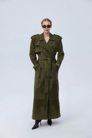Suede coat