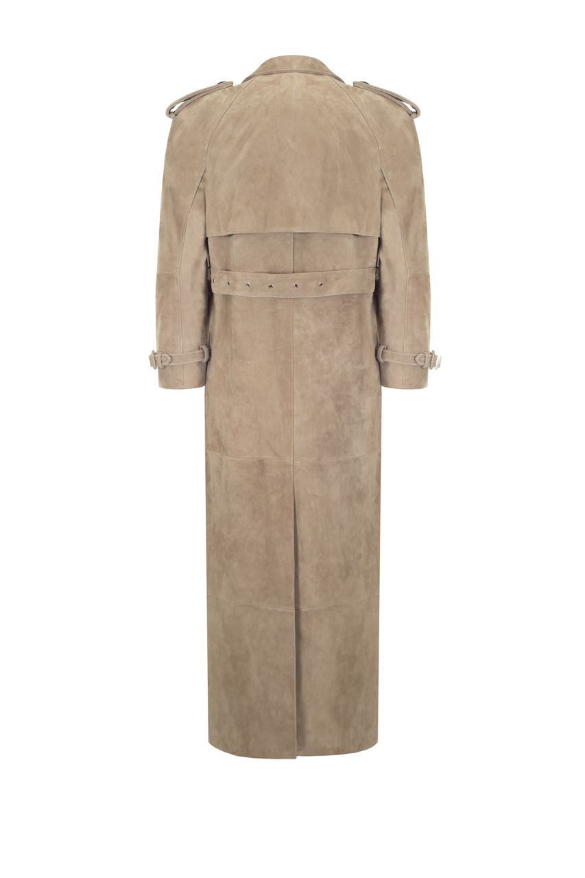 Suede coat