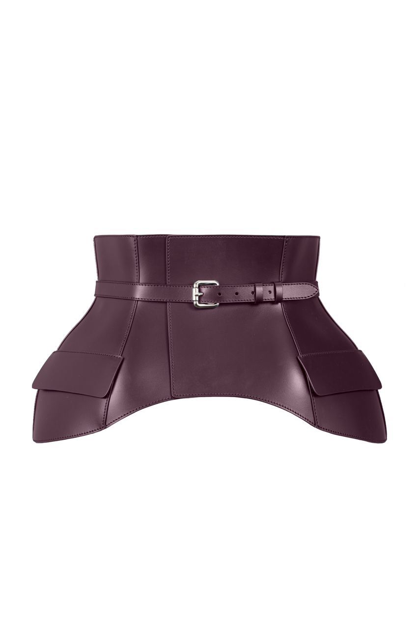 Leather basque