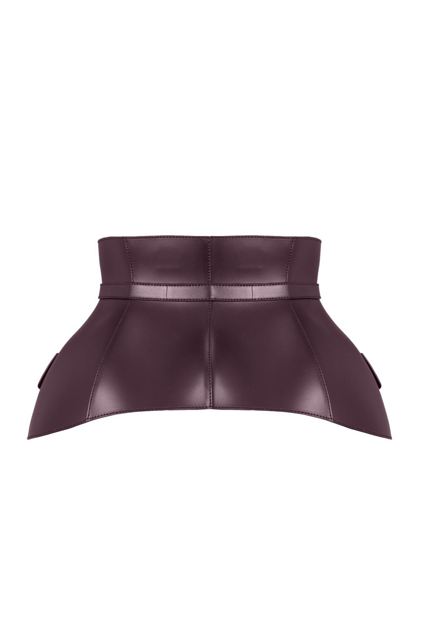 Leather basque