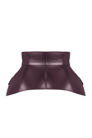 Leather basque