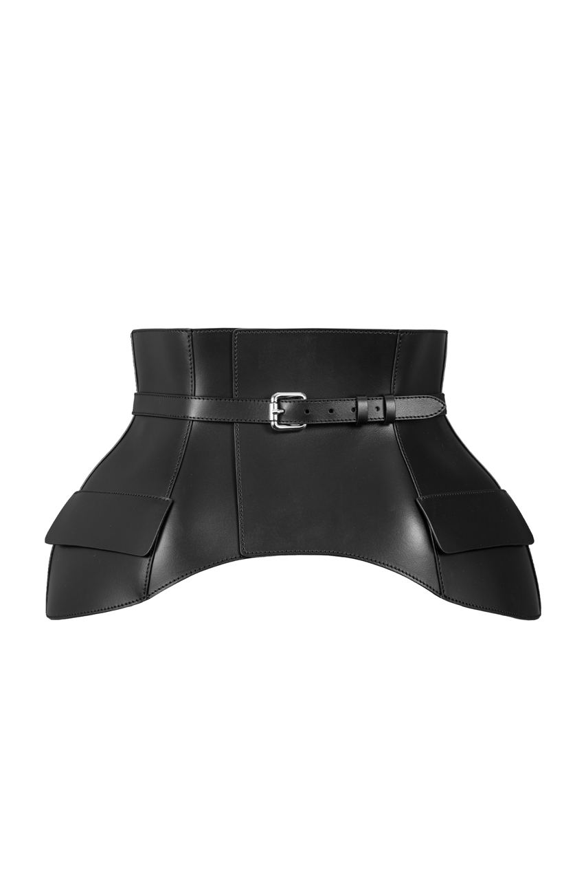 Leather basque