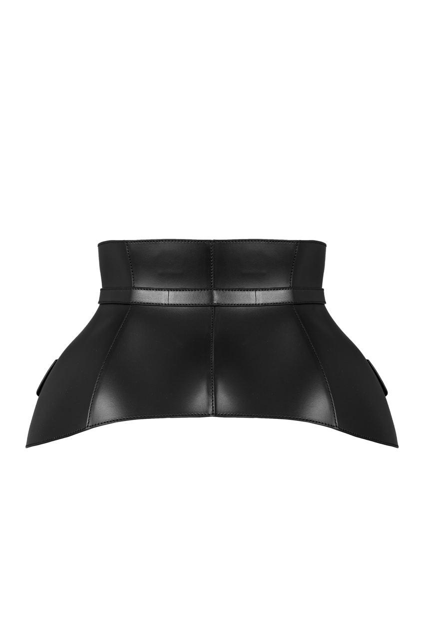 Leather basque