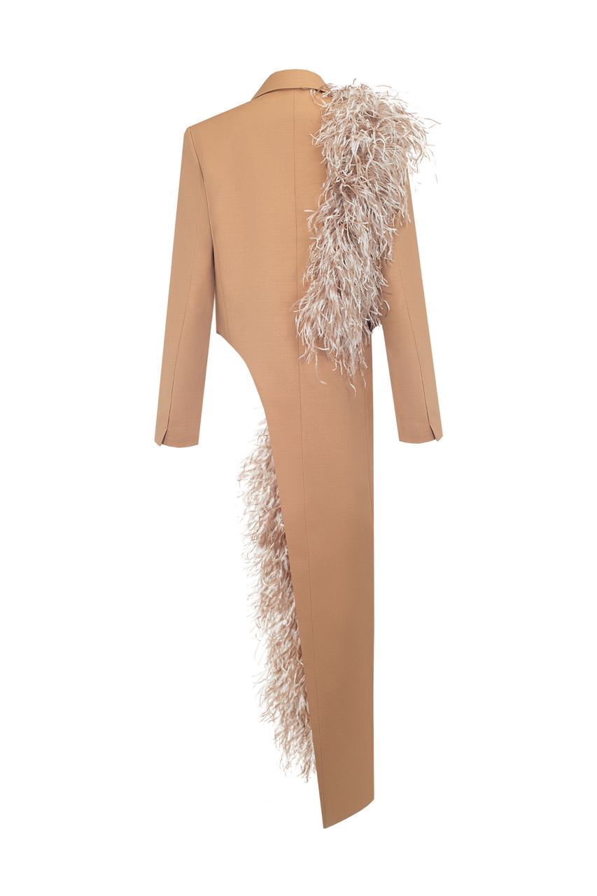 Feather jacket