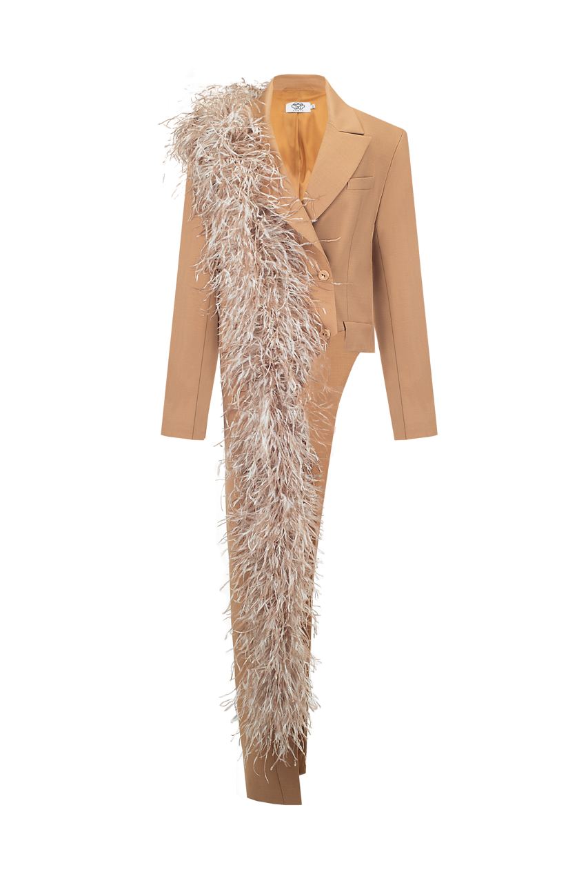 Feather jacket