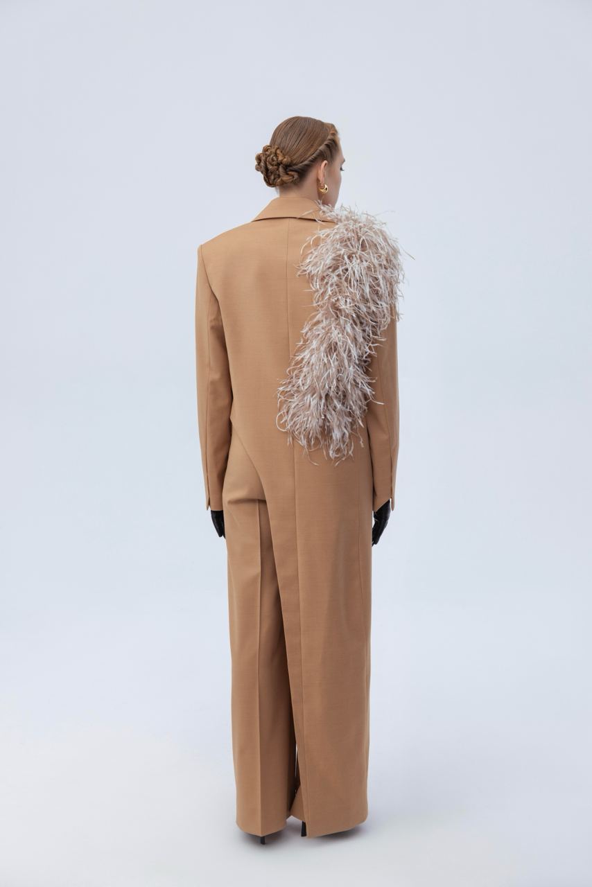 Feather jacket